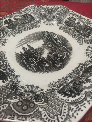 Antigua bandeja La Cartuja de Sevilla Pickman