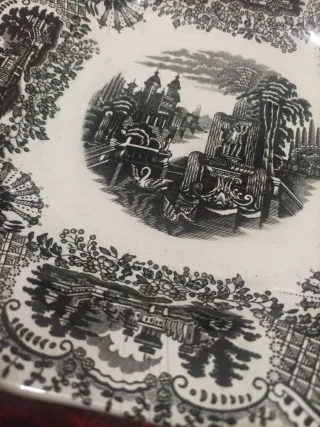 Antigua bandeja La Cartuja de Sevilla Pickman