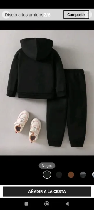 Es de niño talla 7 años