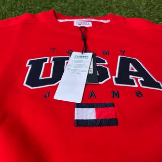 Sudadera Tommy Jeans USA Roja