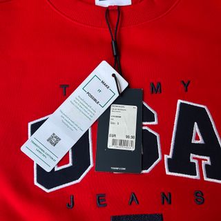 Sudadera Tommy Jeans USA Roja