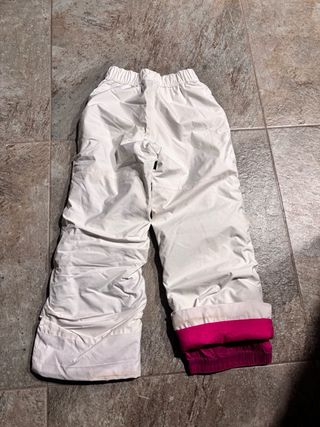 Pantalón Nieve Niña Talla 10 Blanco