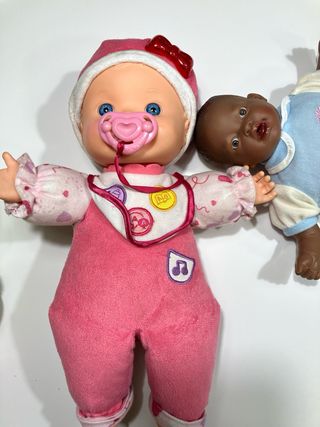 Lote 3 muñecos Play School ,V. Tech y La Nina