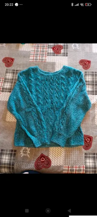 Maglione vintage anni '80 traforato