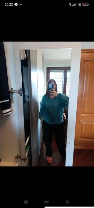 Maglione vintage anni '80 traforato