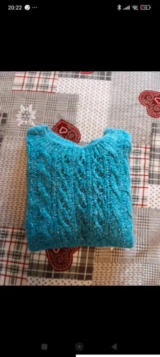 Maglione vintage anni '80 traforato