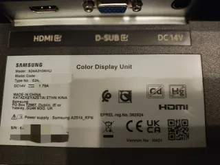 Monitor Samsung 24 Negro