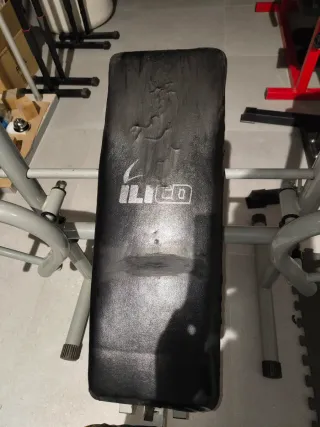 Banco de pesas plegable press banca