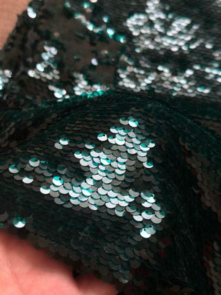 Abito Zara con paillettes verdi (taglia M)