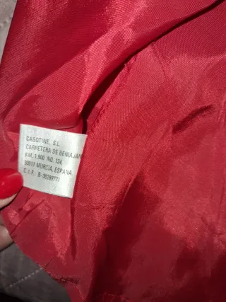 Vestido fiesta rojo largo