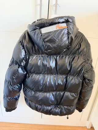 Cazadora abrigo DARK&FISH negra nueva sin utilizar