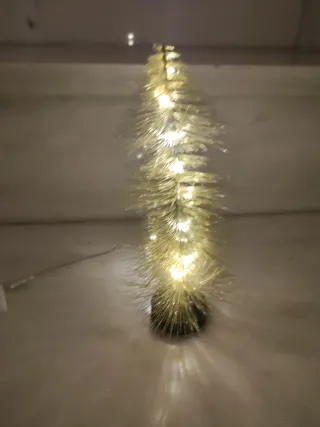 Árbol de Navidad Pequeño Dorado diseño moderno New