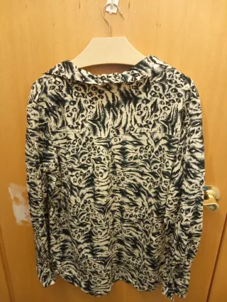 Camisa animal print Mango Talla XL/48