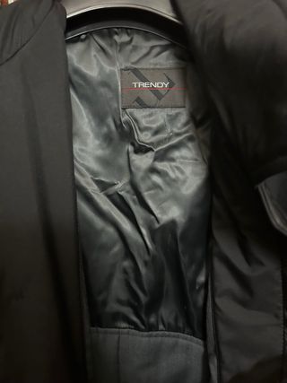 TREND Giacca Impermeabile Uomo Nera