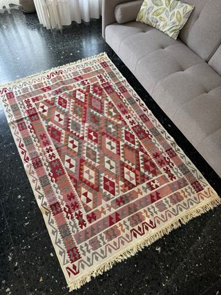Tappeto Kilim in Cotone 120x180 cm