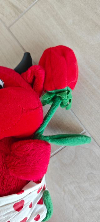 Peluche diavoletto rosso San Valentino diablito