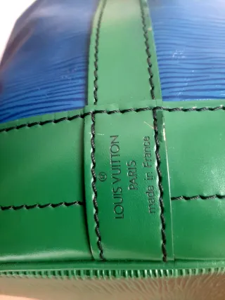 Bolso Louis Vuitton Noe Cuero Epi Bicolor