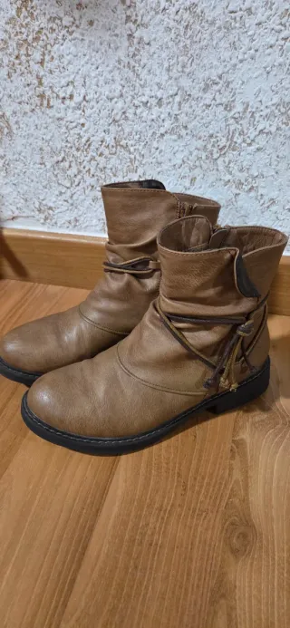 Botines mujer marrones