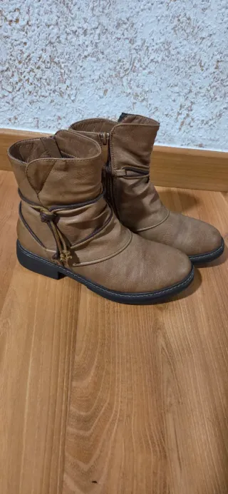 Botines mujer marrones