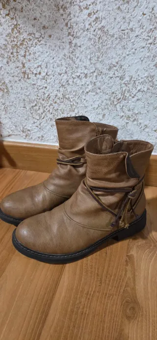 Botines mujer marrones