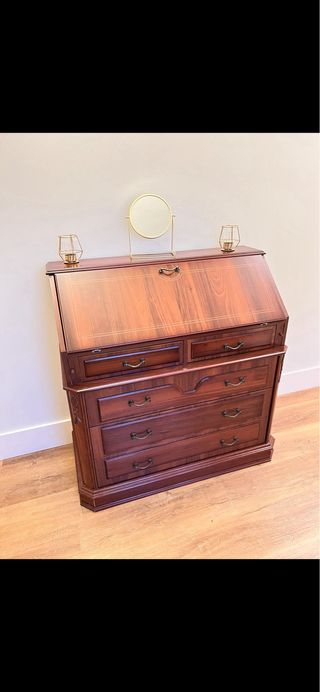 Scrivania da Ufficio in Vecchio Stile in Legno