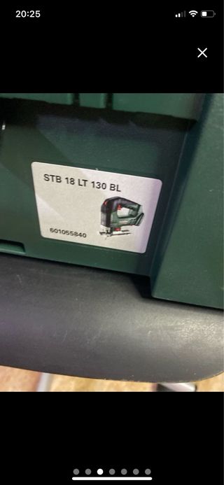 Sierra Caladora Metabo inalámbrica. Nueva