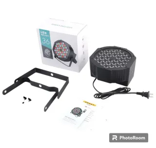 4x Proiettore Luci Strobo Discoteca Rgb led farett