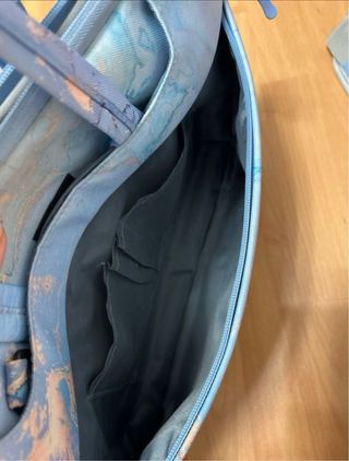 Funda para portátil diseño mármol azul