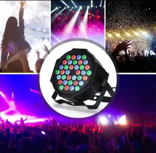 4x Proiettore Luci Strobo Discoteca Rgb led farett