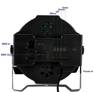 4x Proiettore Luci Strobo Discoteca Rgb led farett