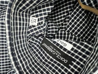 Camisa Dolce & Gabbana Cuadros Negra y Blanco