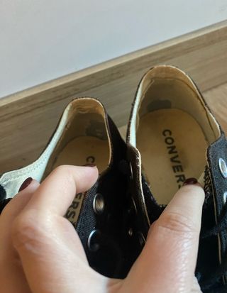 Converse plataforma negras