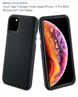 Custodia Tigercase per iPhone 11 Pro Max Nero