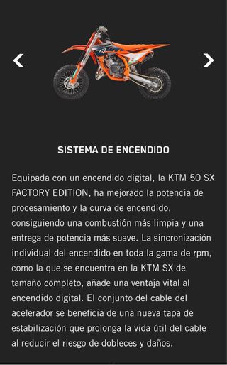 KTM SX50 FACTORY EDITION