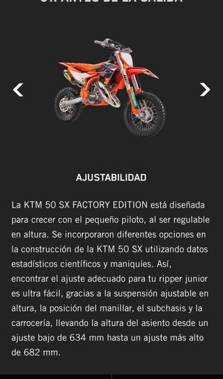 KTM SX50 FACTORY EDITION