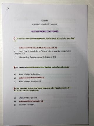 Apuntes Derecho Internacional UV