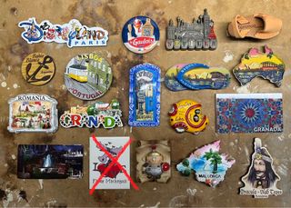 Lote Imanes Nevera Lugares Viaje