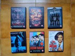 6 Películas DVD: Terror y Crimen