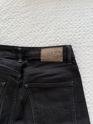 Pantalones Guess Skinny Negros Talla 38