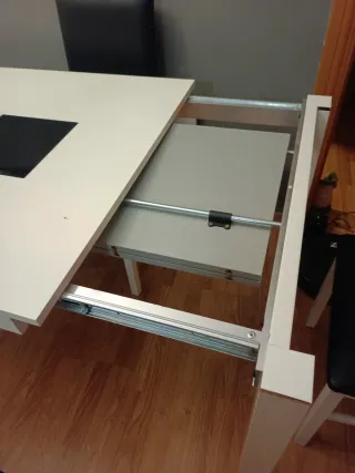 Salón y mesa extensible