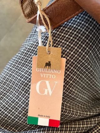 Mochila de piel bufalo en color caqui