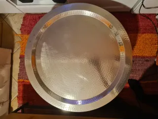 Tavolino etnico ferro e metallo