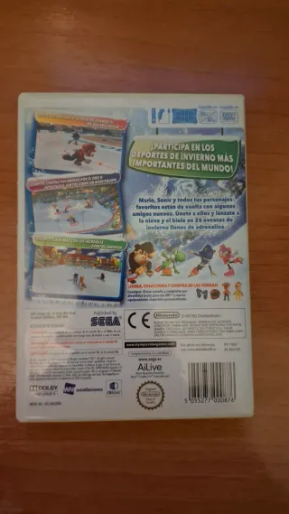 Mario & Sonic Juegos Olímpicos Invierno Wii