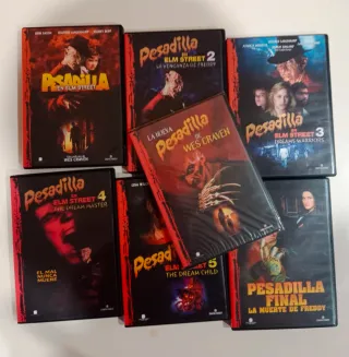 Lote 7 DVD Pesadilla en Elm Street
