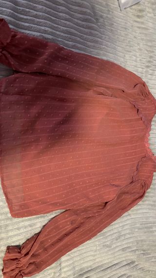 Blusa rosa de manga larga