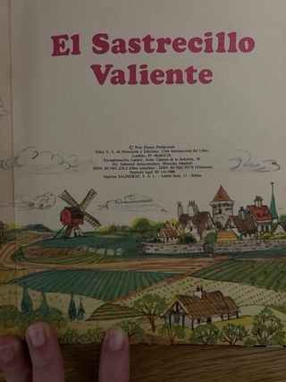 El sastrecillo valiente Coleccion Walt Disney