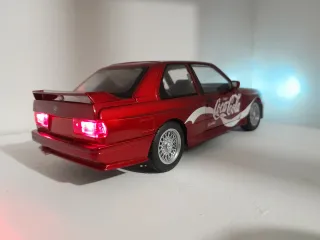 BMW E30 M3 Coca-Cola escala 1/24