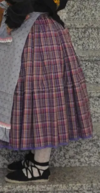 Falda Baturra Niña Multicolor