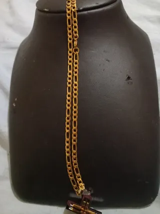 Cadena de oro y plata para hombre