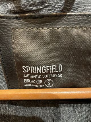 Chaqueta Cuero Springfield talla S. NUEVA.